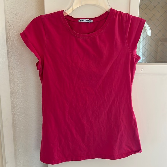 Monte Cervino Pink Tee S/M - Picture 1 of 2